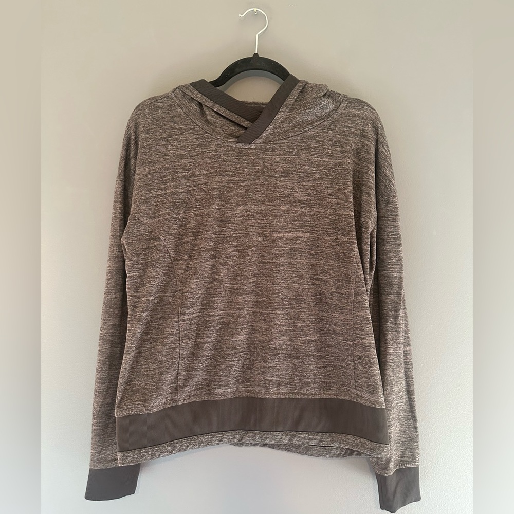 Mondetta active wear hoodie gray women’s size medium